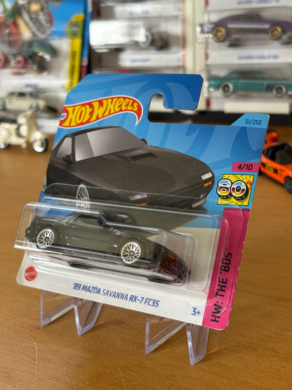 Hot Wheels Mainline / '89 Mazda Savanna RX-7 FC35 / 2023 HW The 80s 4/10 Short Card