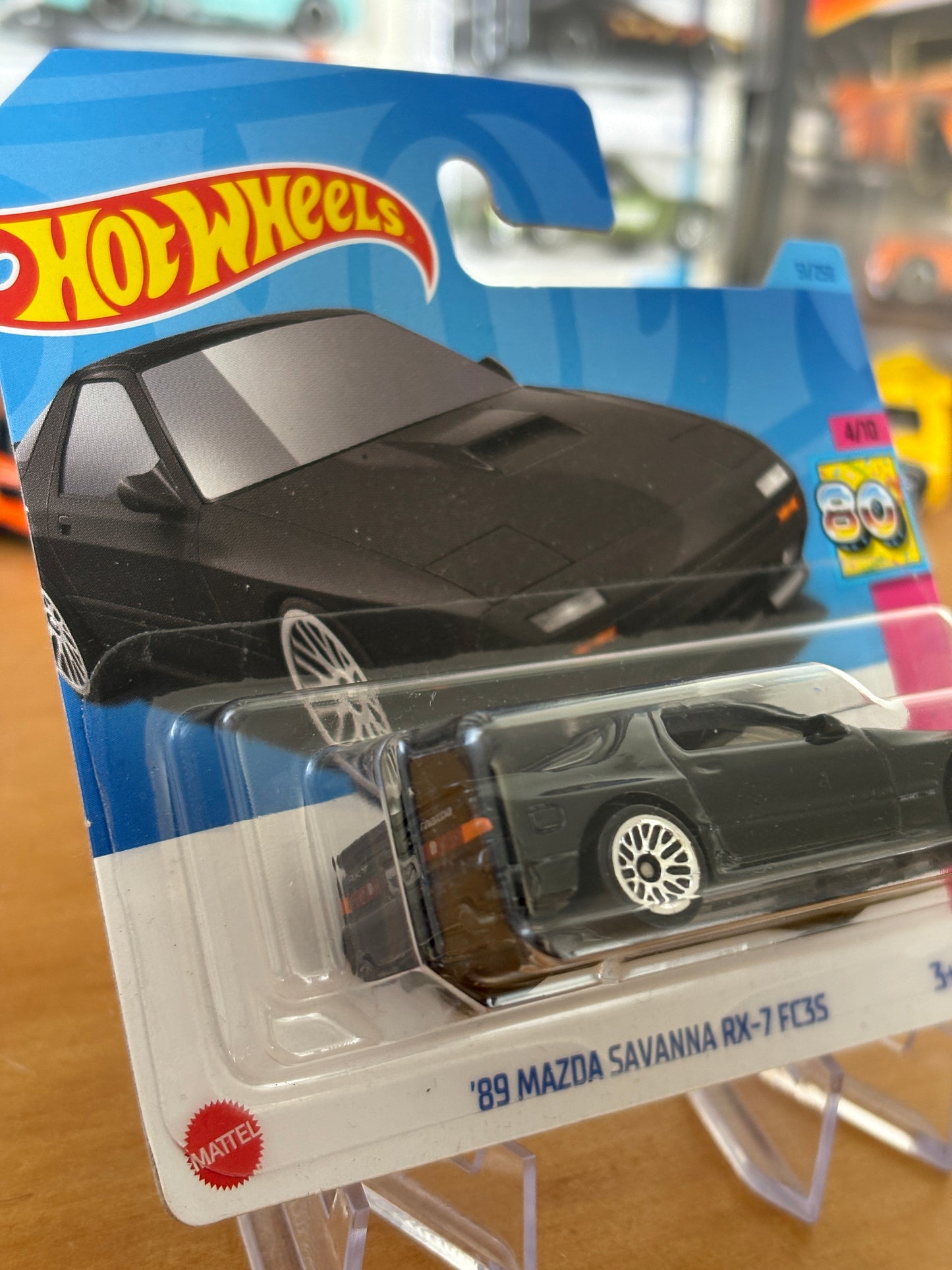 Hot Wheels Mainline / '89 Mazda Savanna RX-7 FC35 / 2023 HW The 80s 4/10 Short Card