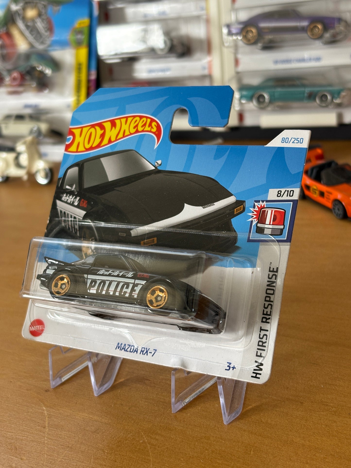 Hot Wheels Mainline / Mazda RX-7 / 2022 HW First Response 8/10 Short Card