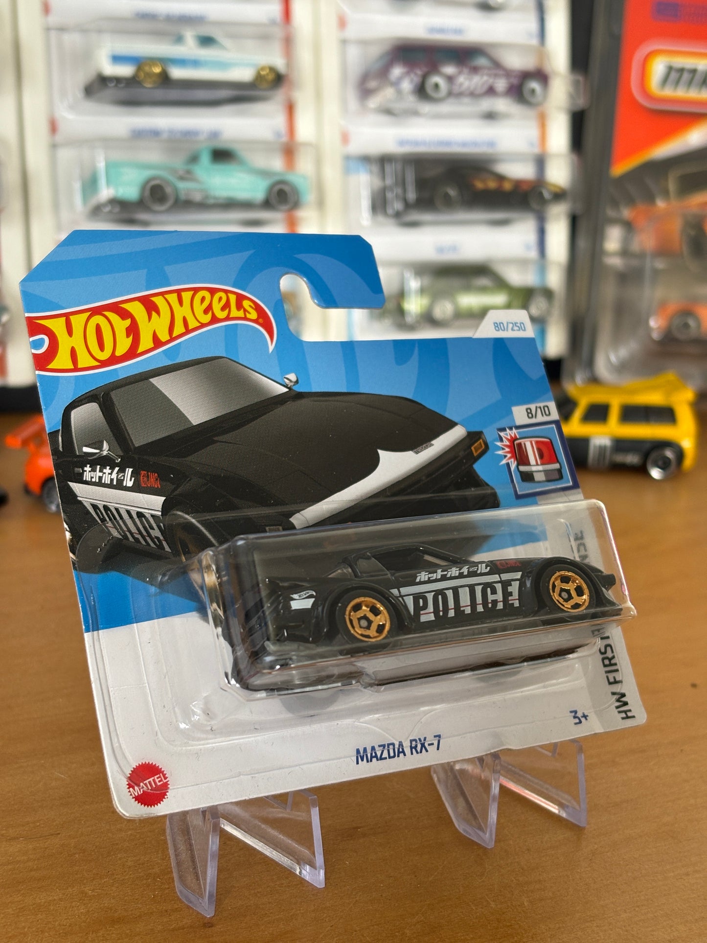 Hot Wheels Mainline / Mazda RX-7 / 2022 HW First Response 8/10 Short Card