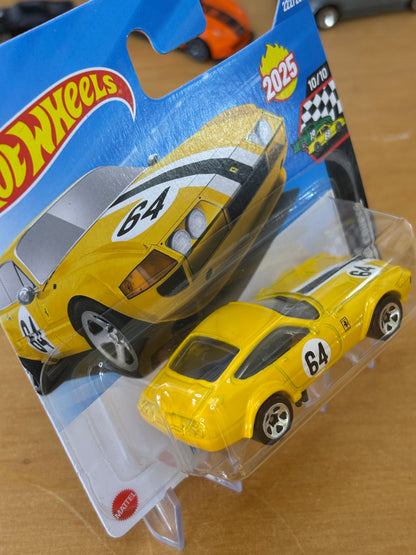 Hot Wheels Mainline / Ferrari 365 GTB4 Competizione / 2025 Race Day 10/10 YELLOW Short Card