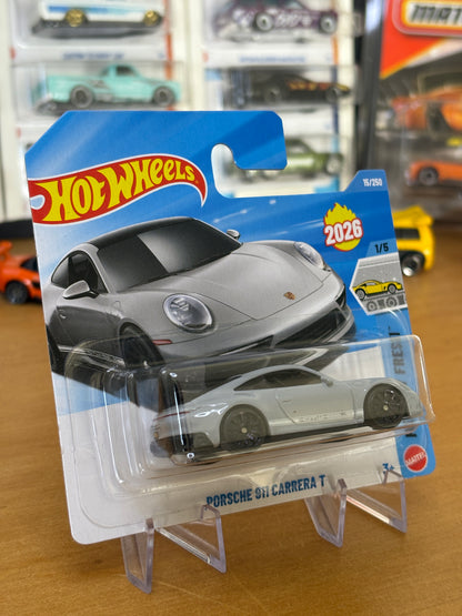 Hot Wheels Mainline / Porsche 911 Carrera T / 2026 Factory Fresh 1/5 Short Card