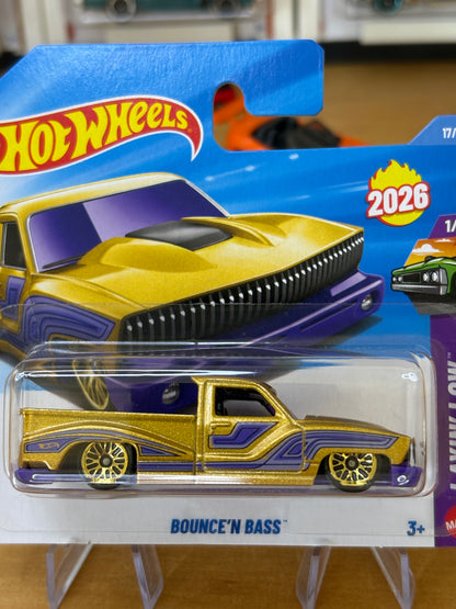 Hot Wheels Mainline / Bounce'n Bass / 2026 Layin' Low 1/5 Short Card