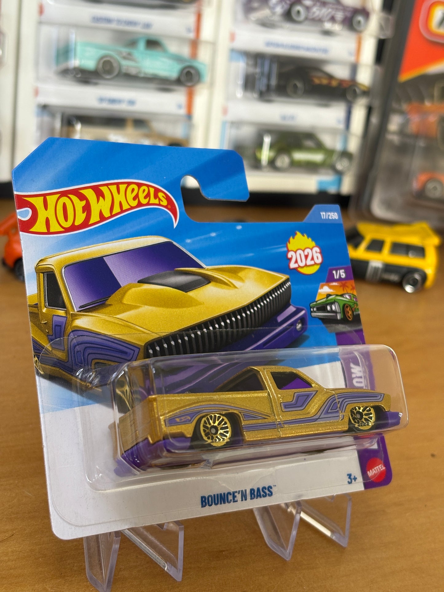 Hot Wheels Mainline / Bounce'n Bass / 2026 Layin' Low 1/5 Short Card