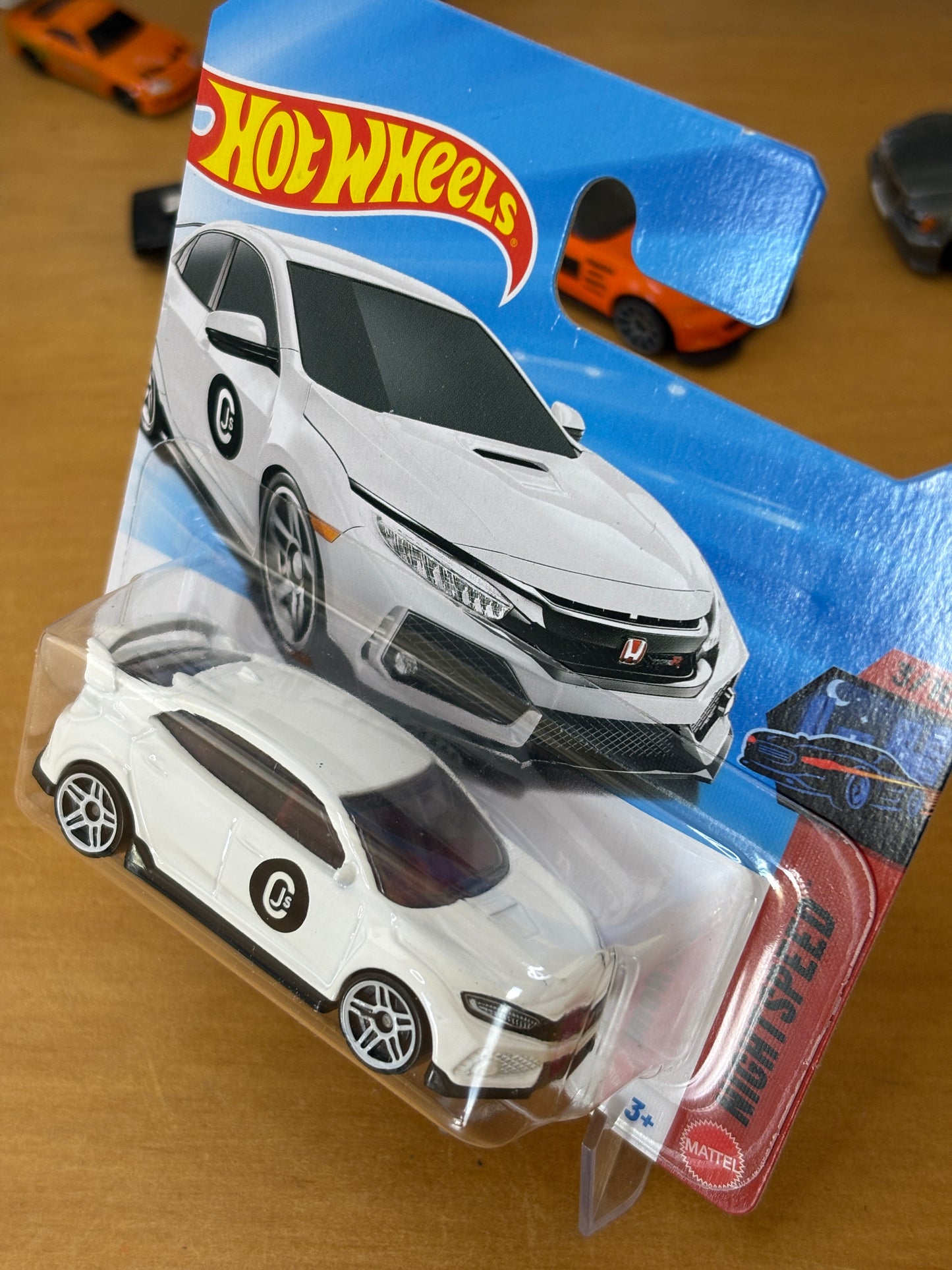 Hot Wheels Mainline / 2018 Honda Civic Type R / 2026 Night Speed Short Card