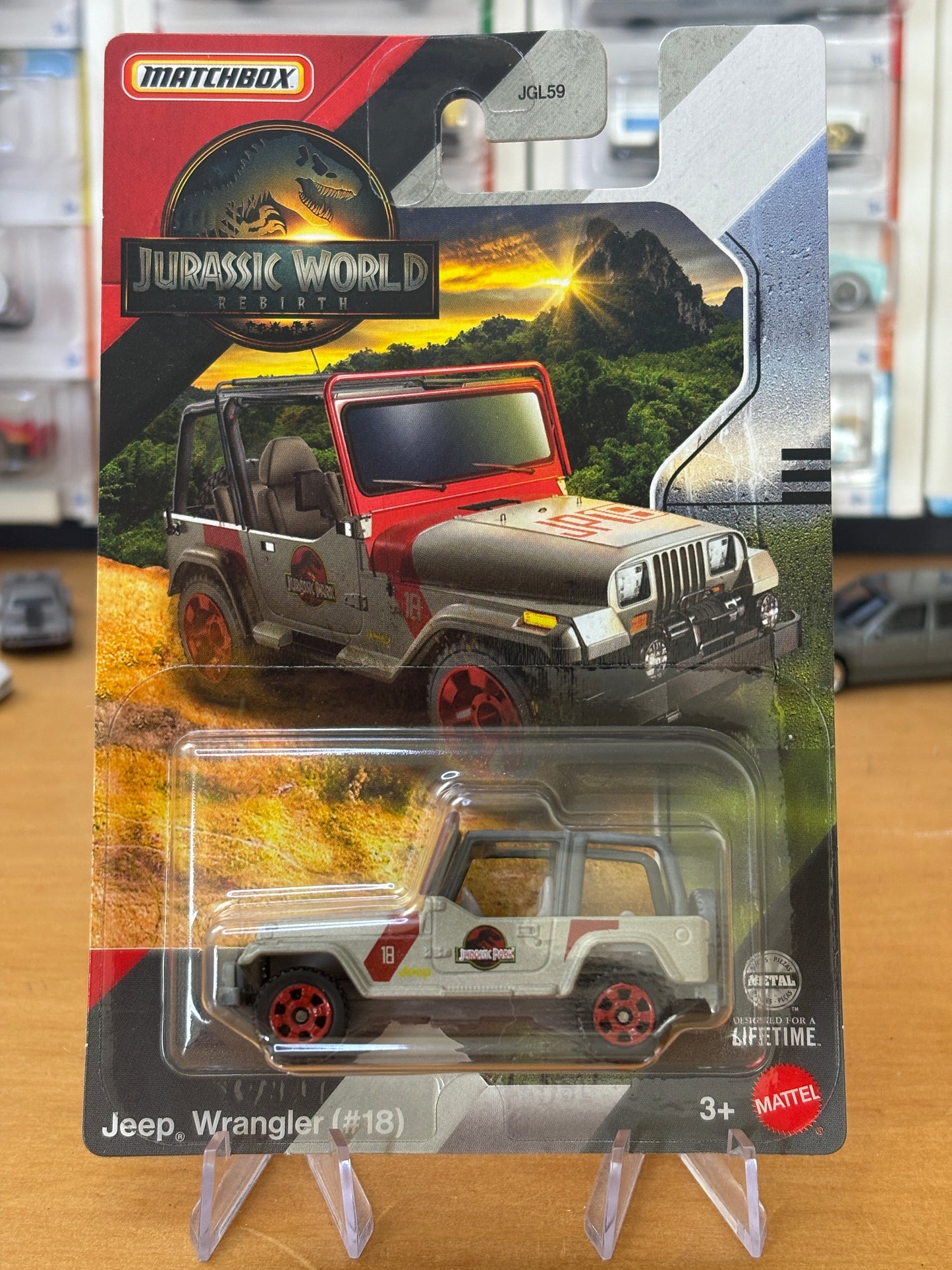 Matchbox Mainline / Jeep Wrangler / 2025 Jurassic Park