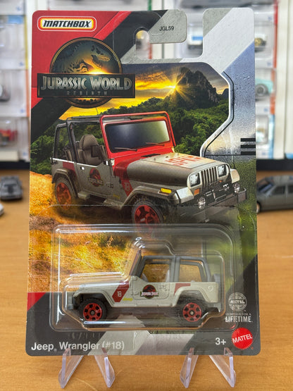 Matchbox Mainline / Jeep Wrangler / 2025 Jurassic Park