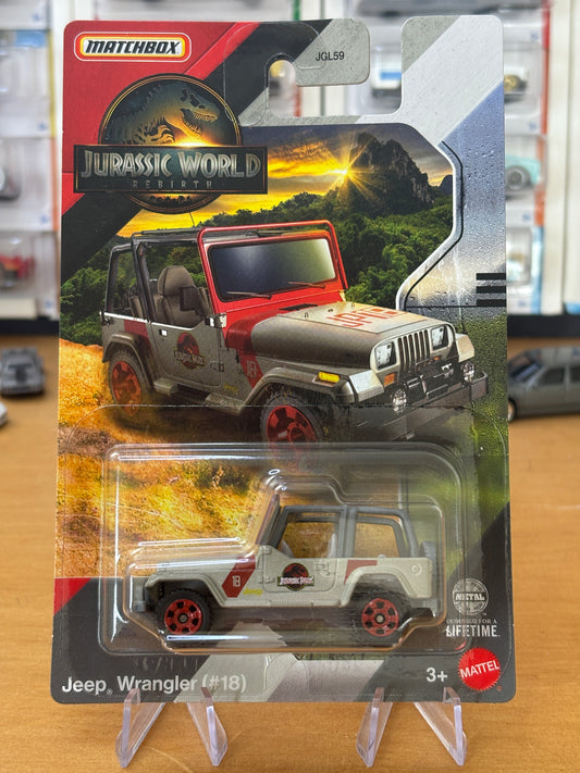 Matchbox Mainline / Jeep Wrangler / 2025 Jurassic Park