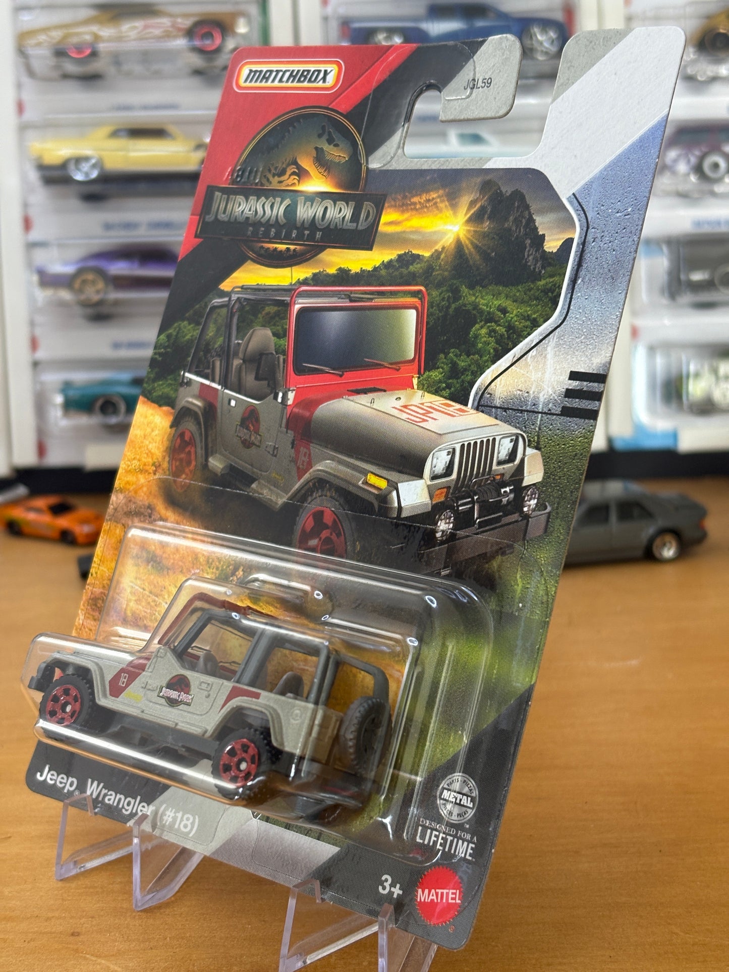 Matchbox Mainline / Jeep Wrangler / 2025 Jurassic Park
