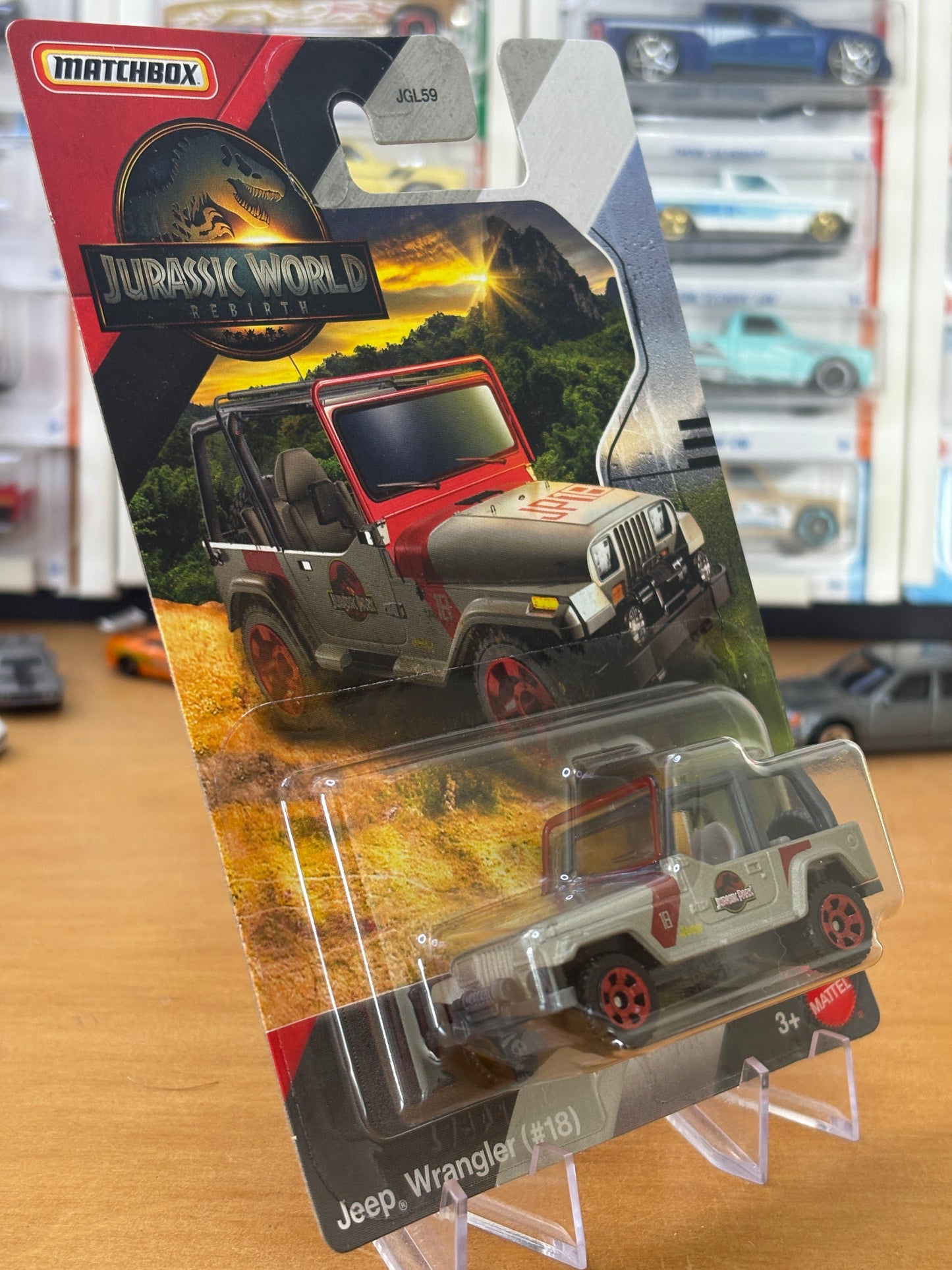 Matchbox Mainline / Jeep Wrangler / 2025 Jurassic Park