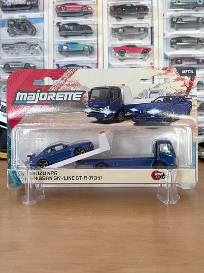 Majorette Nissan Skyline GT-R (R34) | Premium JDM Transporter