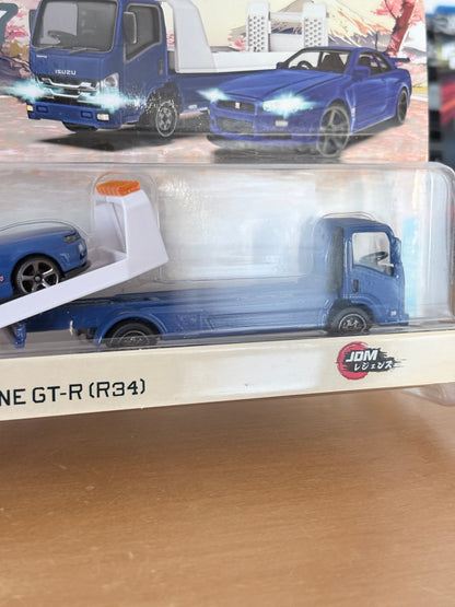 Majorette Nissan Skyline GT-R (R34) | Premium JDM Transporter