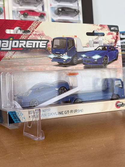 Majorette Nissan Skyline GT-R (R34) | Premium JDM Transporter