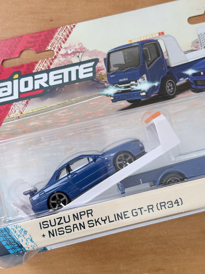 Majorette Nissan Skyline GT-R (R34) | Premium JDM Transporter