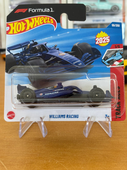 Hot Wheels Mainline / F1 Williams Racing / 2025 HW Track Aces 1/5 Short Card
