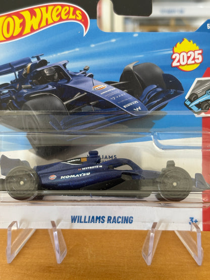 Hot Wheels Mainline / F1 Williams Racing / 2025 HW Track Aces 1/5 Short Card