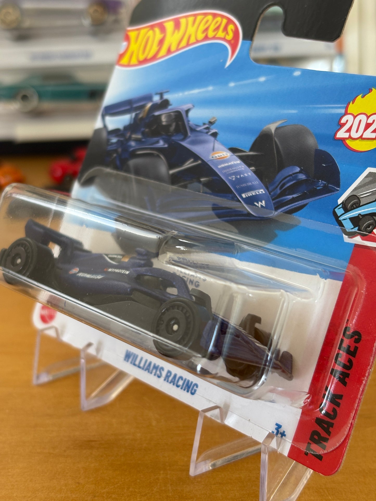 Hot Wheels Mainline / F1 Williams Racing / 2025 HW Track Aces 1/5 Short Card