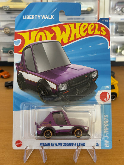 Hot Wheels Mainline / Nissan Skyline 2000GT-R LBWK / 2025 HW J-Imports 1/5 Purple