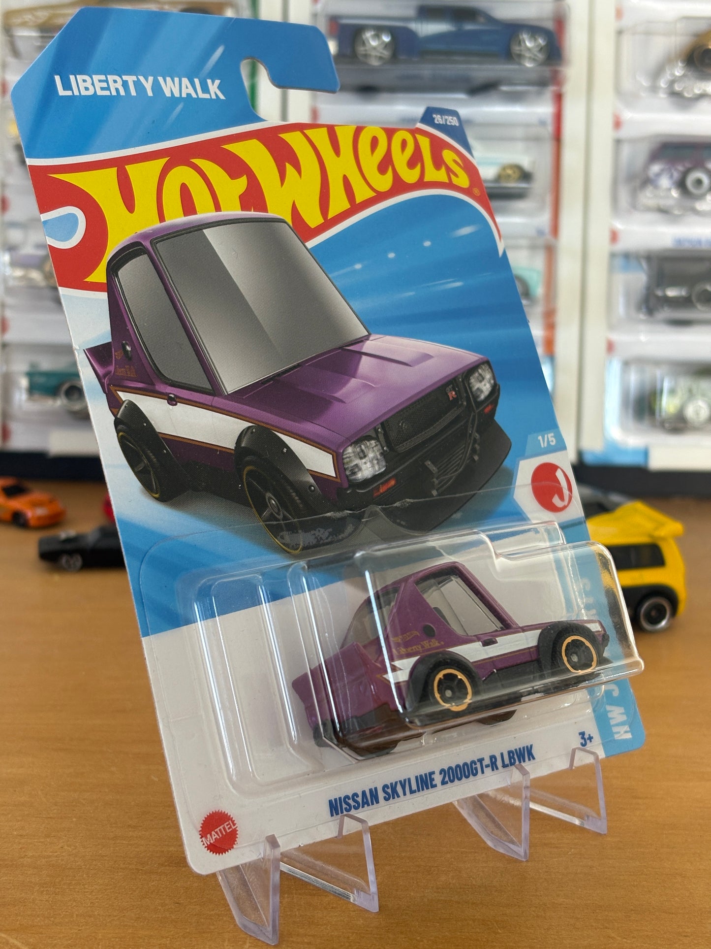 Hot Wheels Mainline / Nissan Skyline 2000GT-R LBWK / 2025 HW J-Imports 1/5 Purple