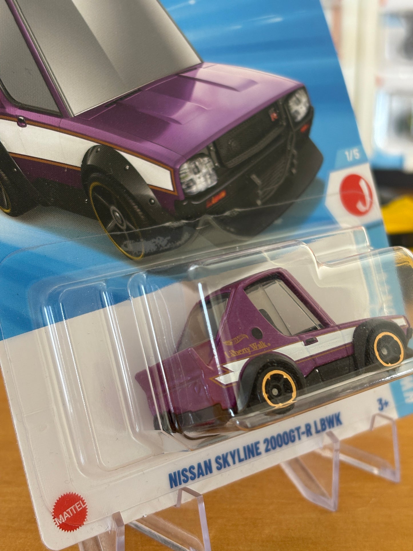 Hot Wheels Mainline / Nissan Skyline 2000GT-R LBWK / 2025 HW J-Imports 1/5 Purple