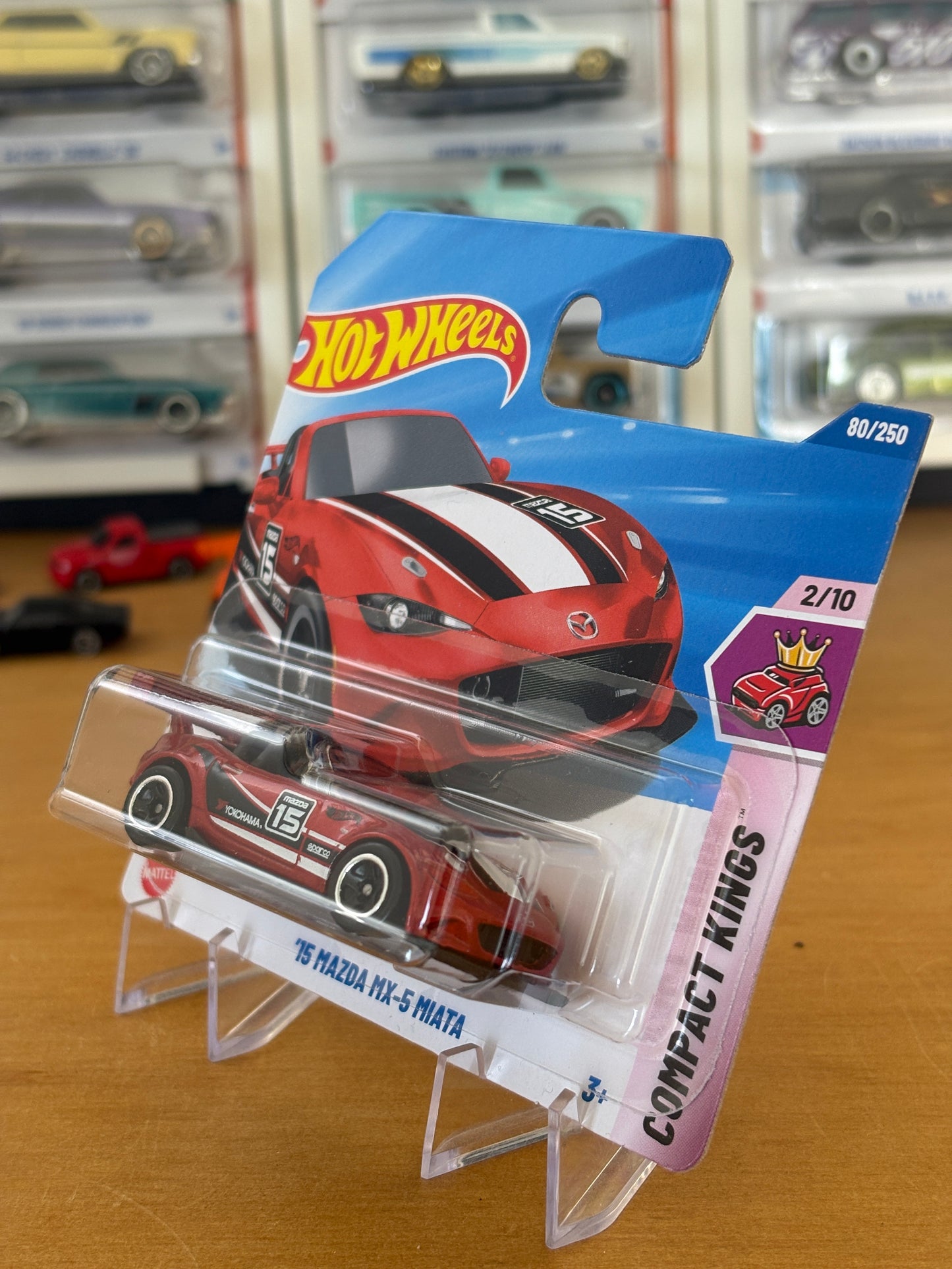 Hot Wheels Mainline / '15 Mazda MX-5 Miata / 2025 HW Compact Kings 2/10 Short Card