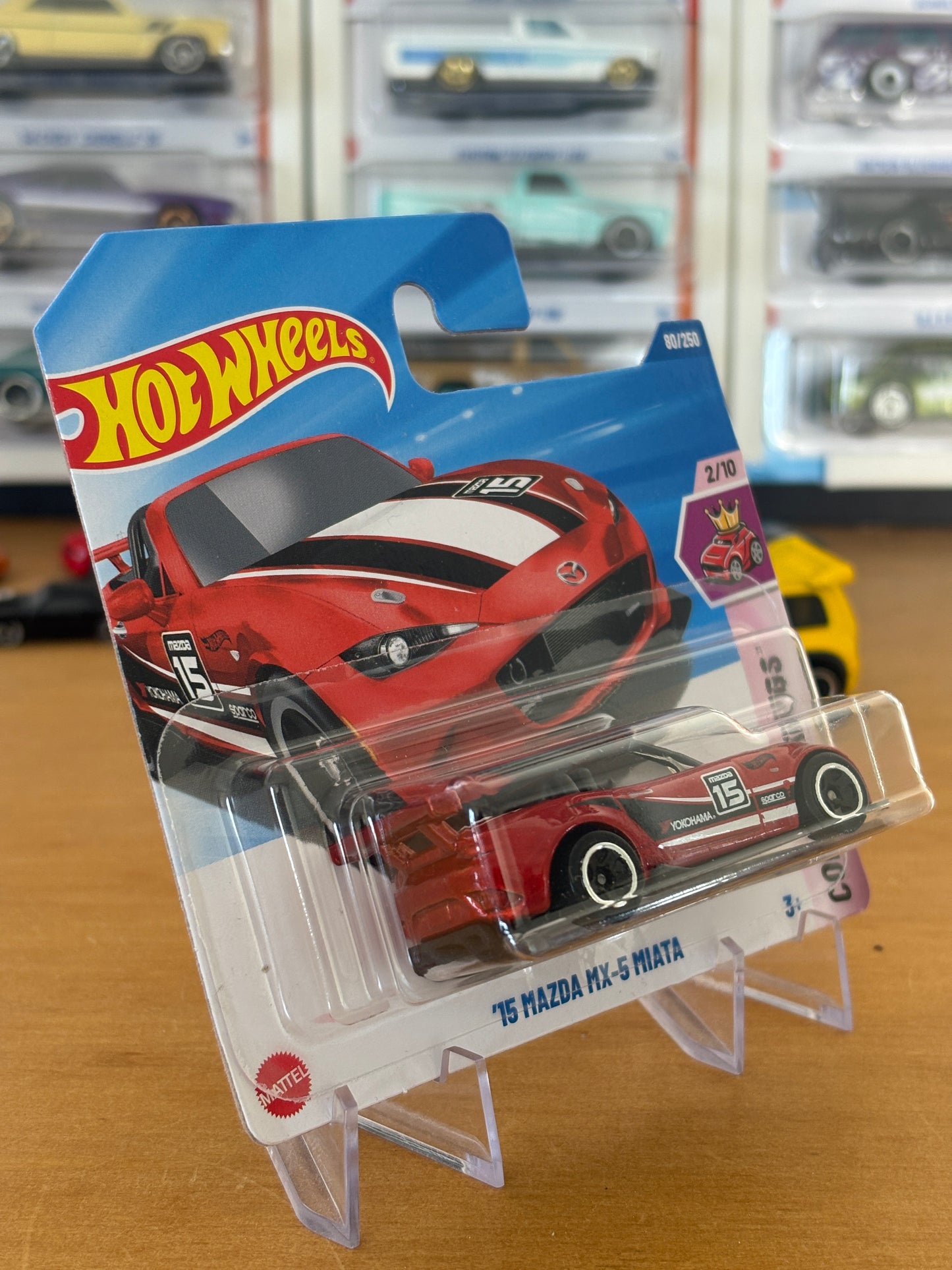 Hot Wheels Mainline / '15 Mazda MX-5 Miata / 2025 HW Compact Kings 2/10 Short Card