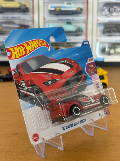 Hot Wheels Mainline / '15 Mazda MX-5 Miata / 2025 HW Compact Kings 2/10 Short Card