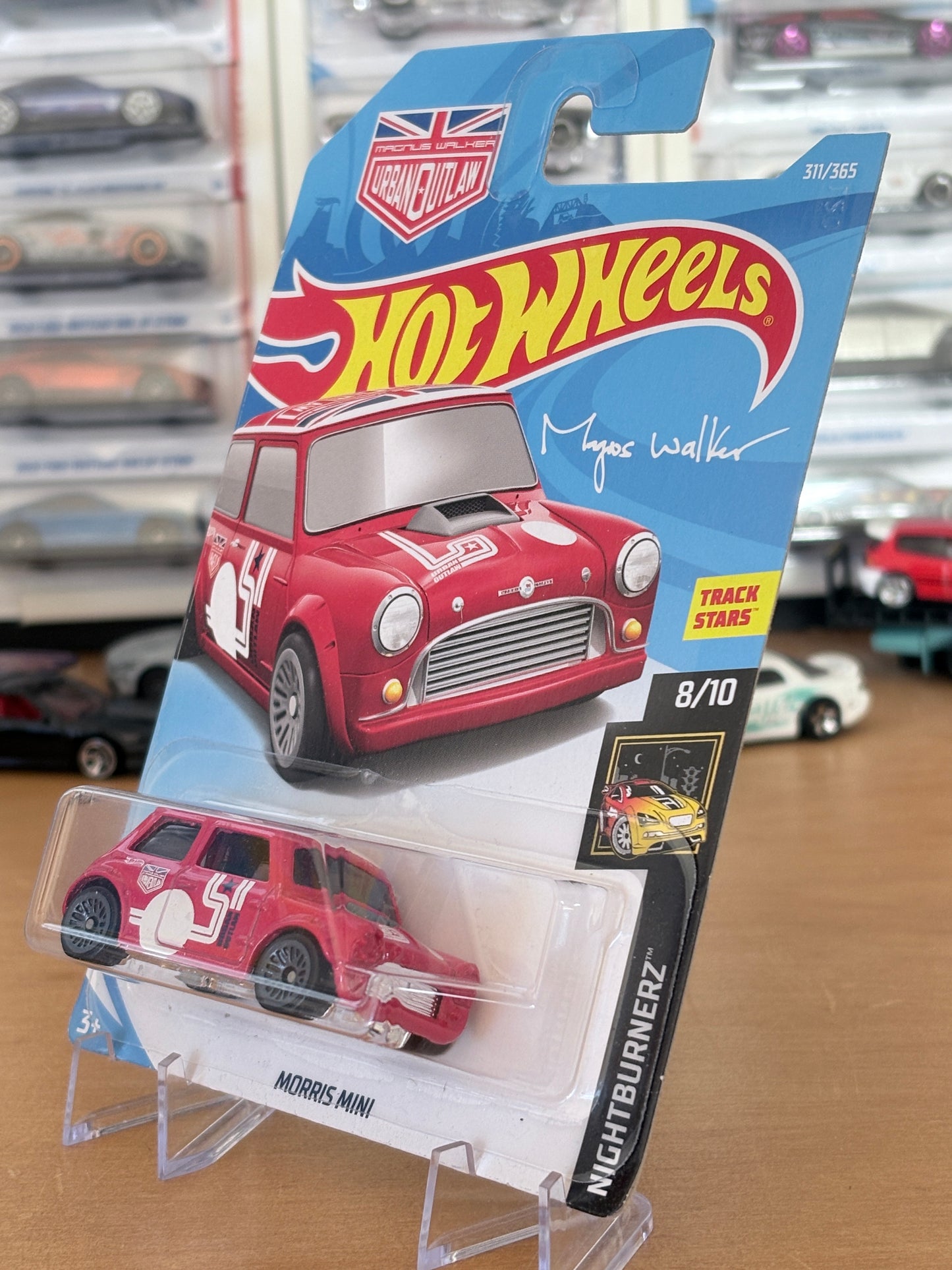 Hot Wheels Morris Mini | 2018 Nightburnerz 8/10 Mainline