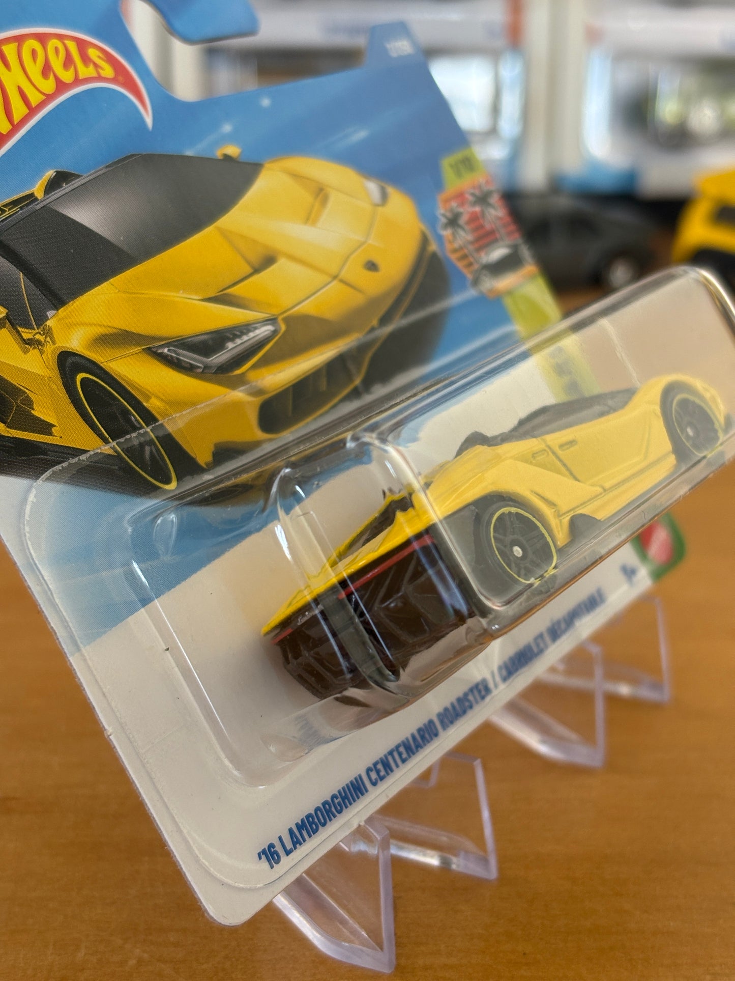 Hot Wheels Mainline / '16 Lamborghini Centenario Roadster  / 2025 HW Exoticars 1/10 Short Card