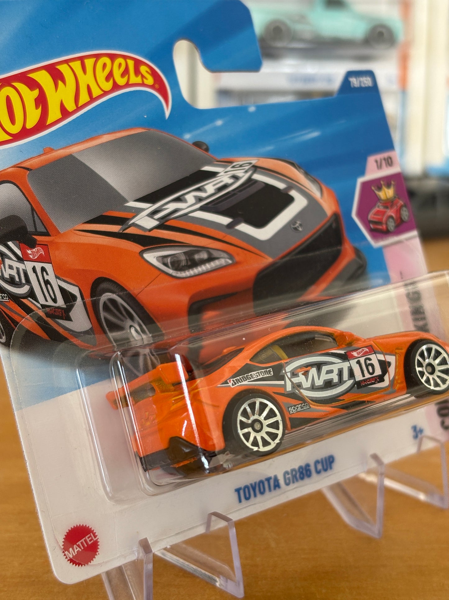 Hot Wheels Mainline / Toyota GR86 Cup - Orange / 2025 HW Compact Kings 1/10 Short Card
