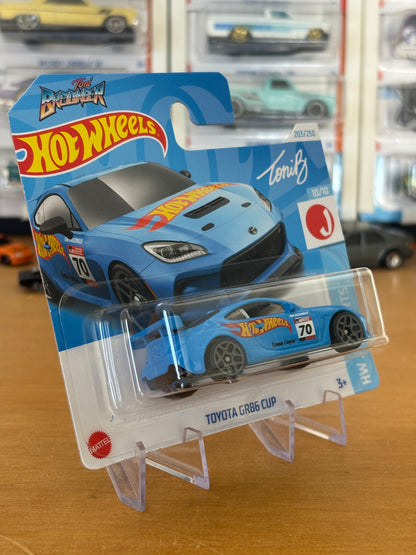 Hot Wheels Mainline / Toyota GR86 Cup / 2024 HW J-Imports 10/10 Short Card BLUE