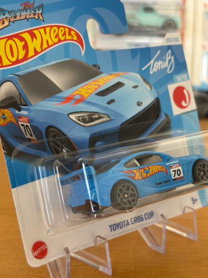 Hot Wheels Mainline / Toyota GR86 Cup / 2024 HW J-Imports 10/10 Short Card BLUE