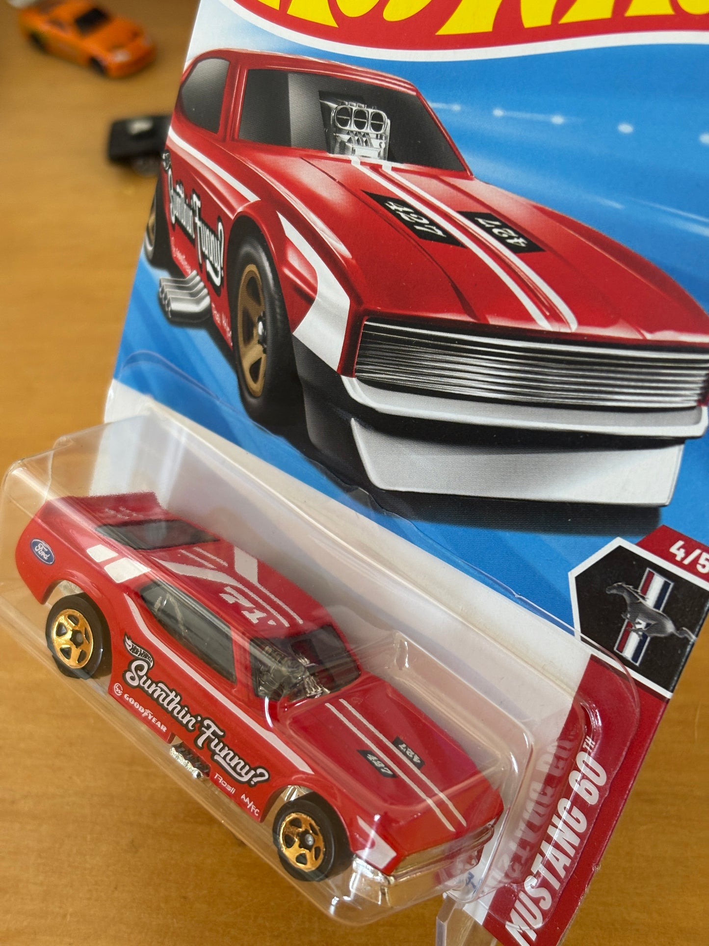 Hot Wheels Mainline / '71 Mustang Funny Car / 2025 Mustang 60 4/5