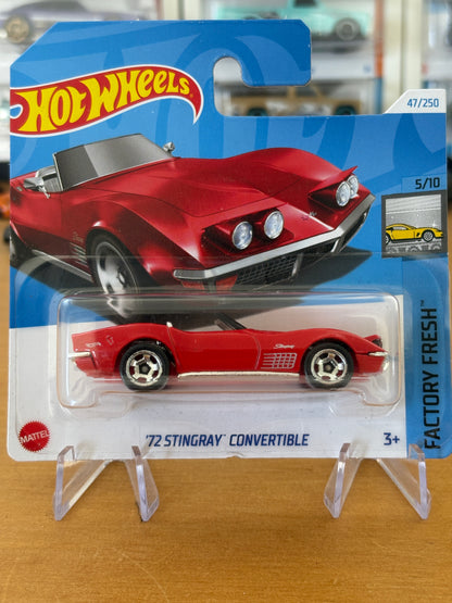 Hot Wheels Mainline / '72 Stingray Convertable / HW Factory Fresh 5/10