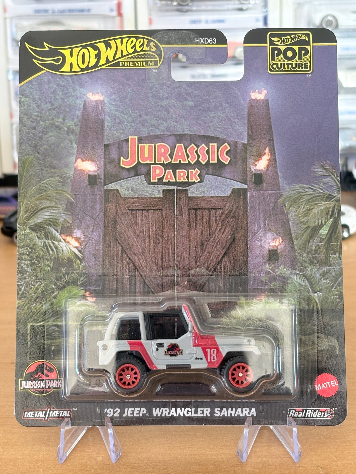 Hot Wheels Pop Culture '92 Jeep Wrangler Sahara | 2026 Jurassic Park