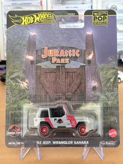 Hot Wheels Pop Culture '92 Jeep Wrangler Sahara | 2026 Jurassic Park