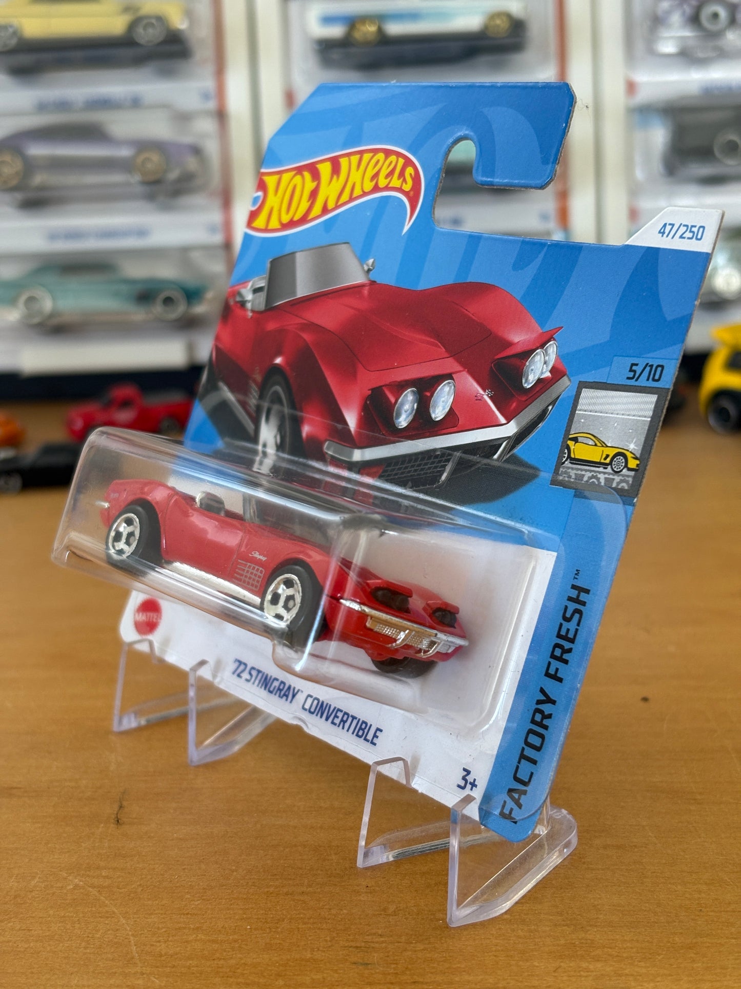 Hot Wheels Mainline / '72 Stingray Convertable / HW Factory Fresh 5/10