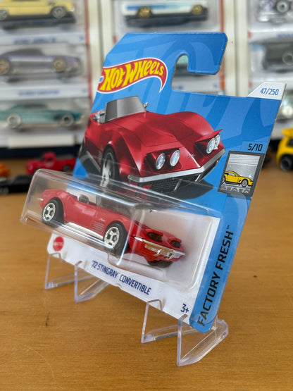 Hot Wheels Mainline / '72 Stingray Convertable / HW Factory Fresh 5/10
