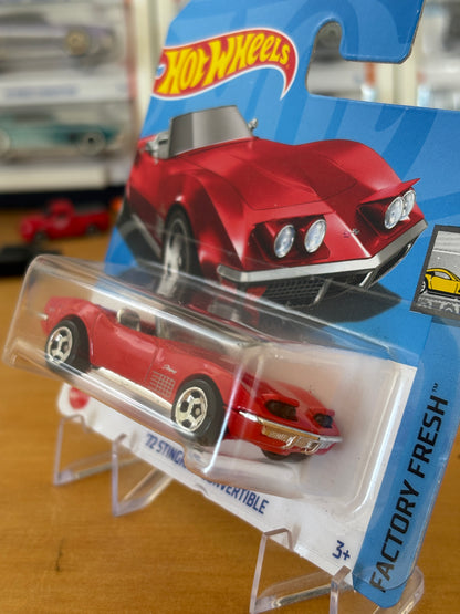 Hot Wheels Mainline / '72 Stingray Convertable / HW Factory Fresh 5/10