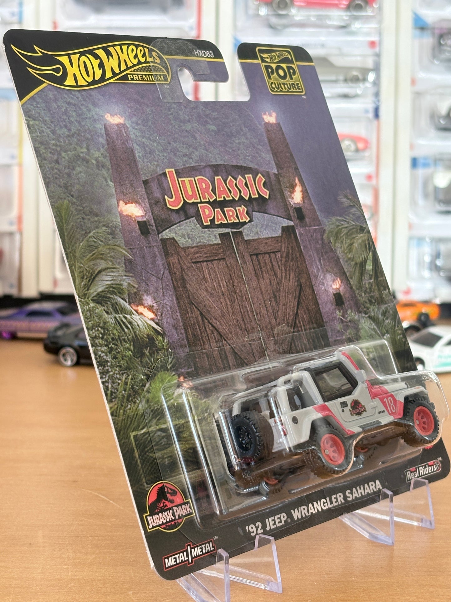 Hot Wheels Pop Culture '92 Jeep Wrangler Sahara | 2026 Jurassic Park