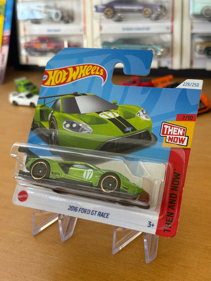 Hot Wheels Mainline / 2016 Ford GT Race / 2024 Then and Now 7/10