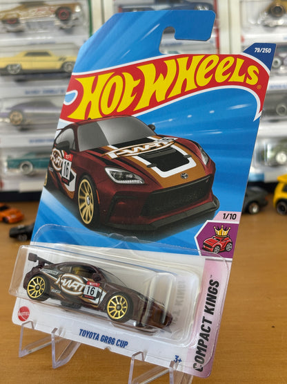 Hot Wheels Mainline / Toyota GR86 Cup - Orange / 2025 HW Compact Kings 1/10 Short Card