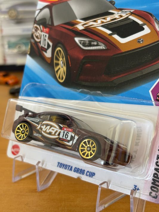 Hot Wheels Mainline / Toyota GR86 Cup - Orange / 2025 HW Compact Kings 1/10 Short Card