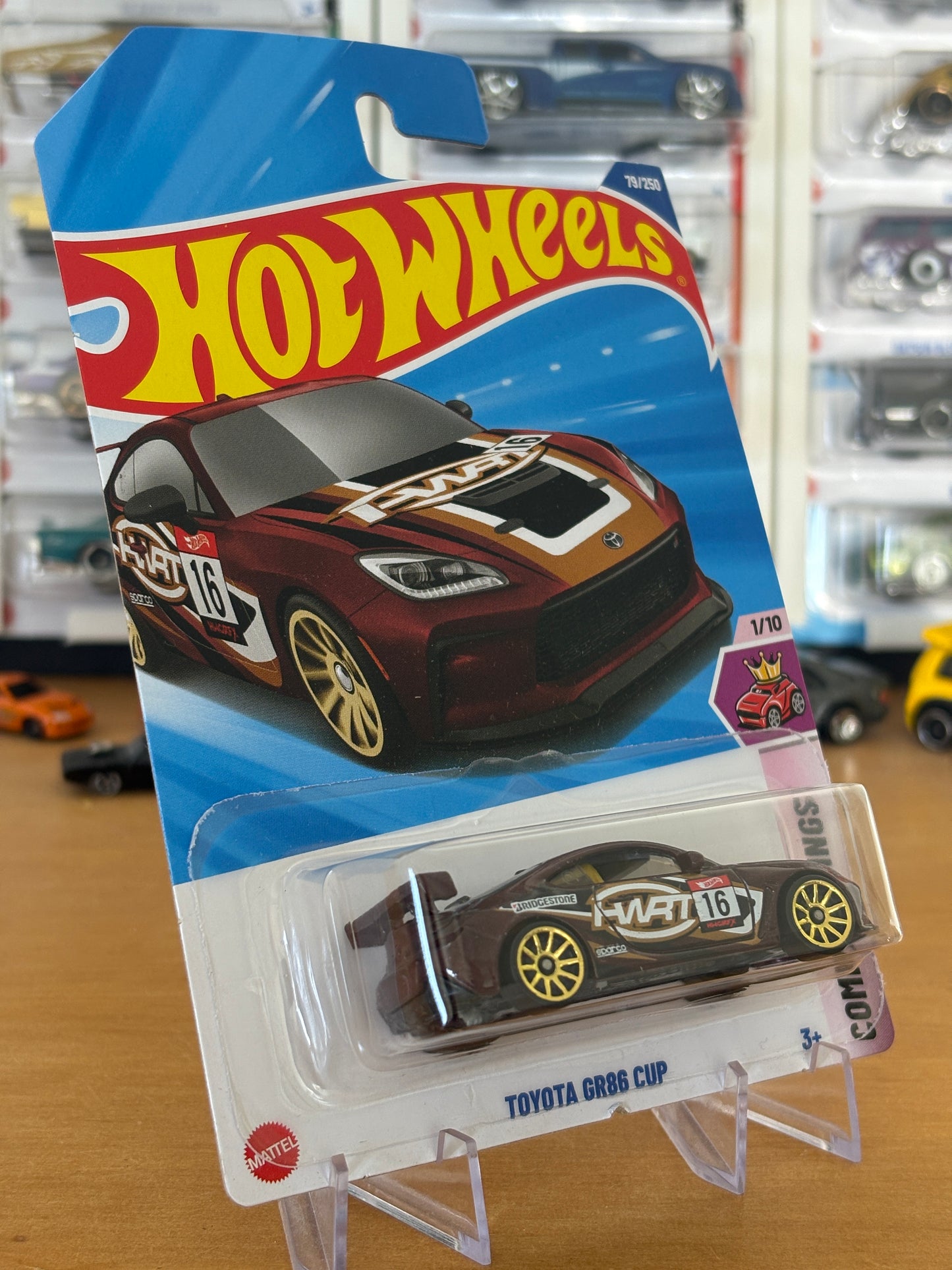 Hot Wheels Mainline / Toyota GR86 Cup - Orange / 2025 HW Compact Kings 1/10 Short Card