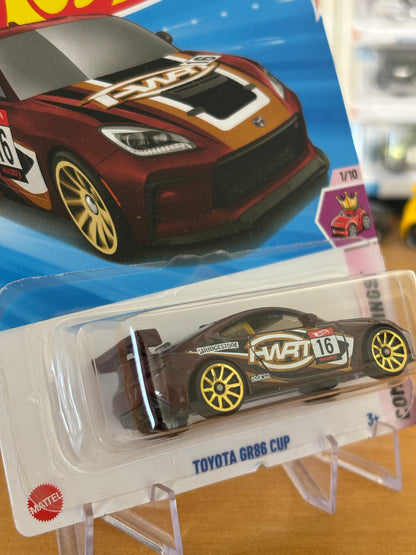 Hot Wheels Mainline / Toyota GR86 Cup - Orange / 2025 HW Compact Kings 1/10 Short Card