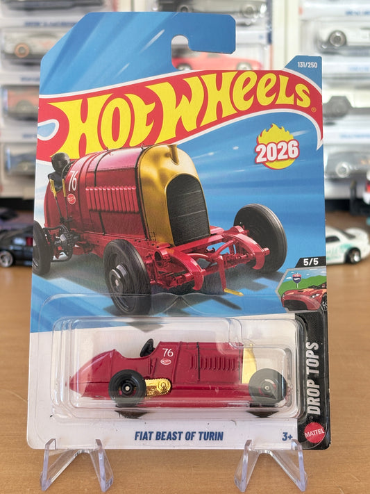 Hot Wheels Fiat Beast of Turin | 2026 Drop Tops 5/5 Mainline