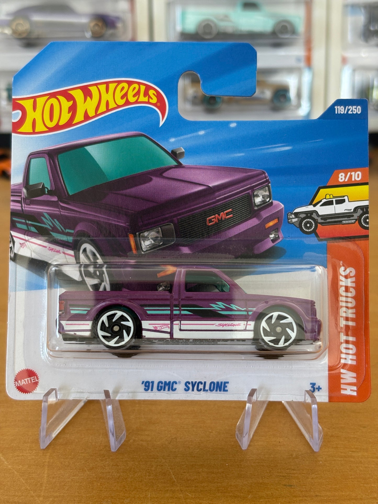 Hot Wheels Mainline / '91 GMC Syclone / 2025 HW Hot Trucks 6/10 Short Card