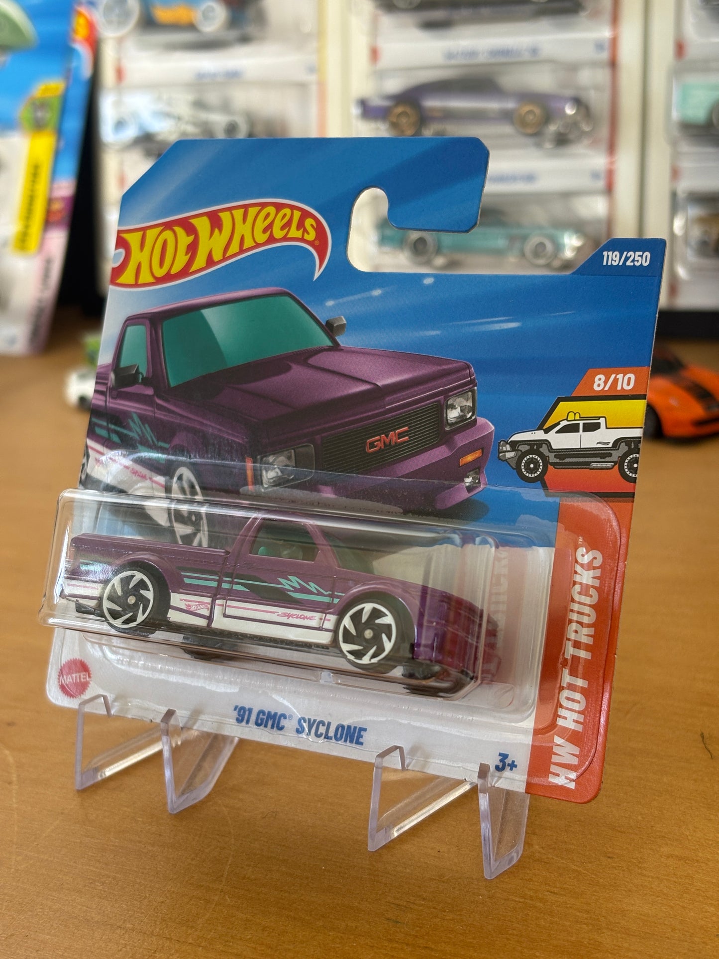 Hot Wheels Mainline / '91 GMC Syclone / 2025 HW Hot Trucks 6/10 Short Card