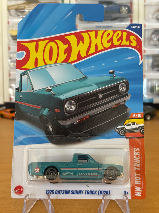 Hot Wheels Mainline / 1975 Datsun Sunny Truck (B120) / 2025 HW Hot Trucks 6/10