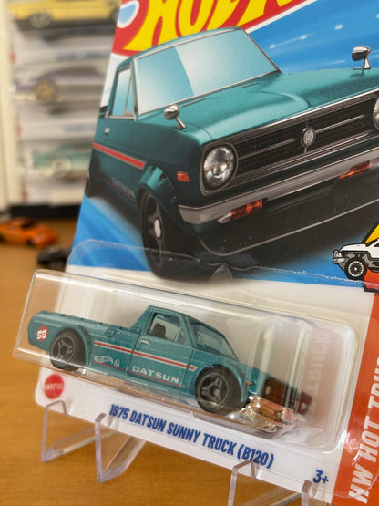 Hot Wheels Mainline / 1975 Datsun Sunny Truck (B120) / 2025 HW Hot Trucks 6/10